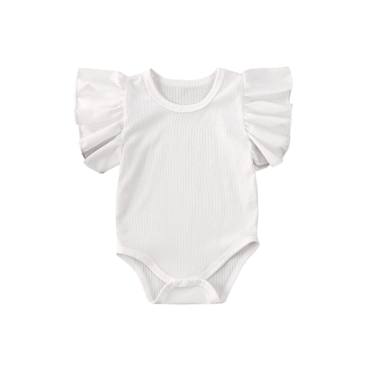 Newborn/Toddler Body Suit with ruffled sleeves