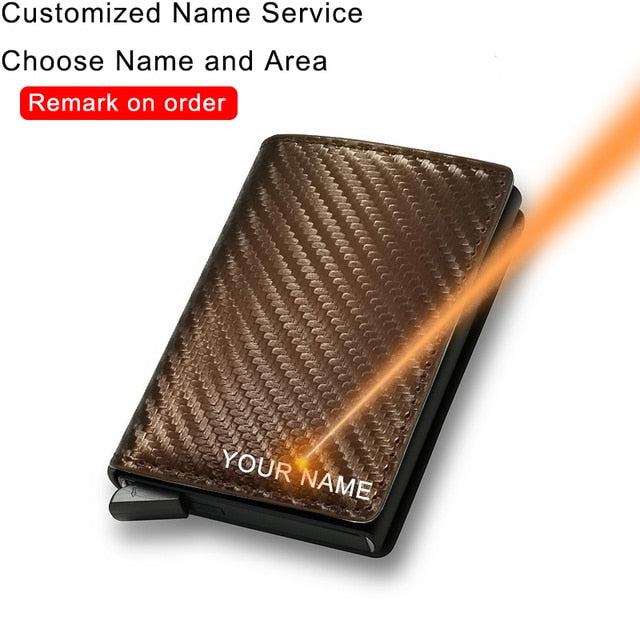 Carbon Fiber Card Holder Men's Wallet