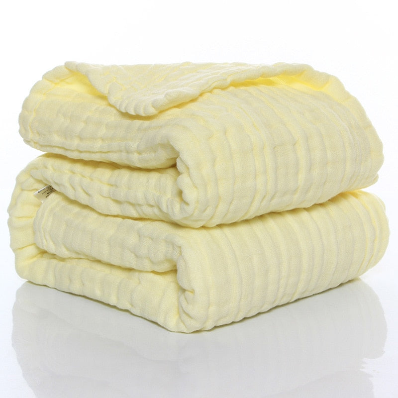 Beautiful Organic Muslin Swaddle Blanket