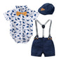 Baby/Toddler Boy Outfit Set With or Without Cap