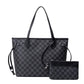 Women's Plaid Checkered Handbag