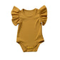 Newborn/Toddler Body Suit with ruffled sleeves