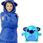 Kids Pets Blanket Hoodie Soft Plush