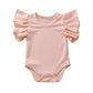 Newborn/Toddler Body Suit with ruffled sleeves