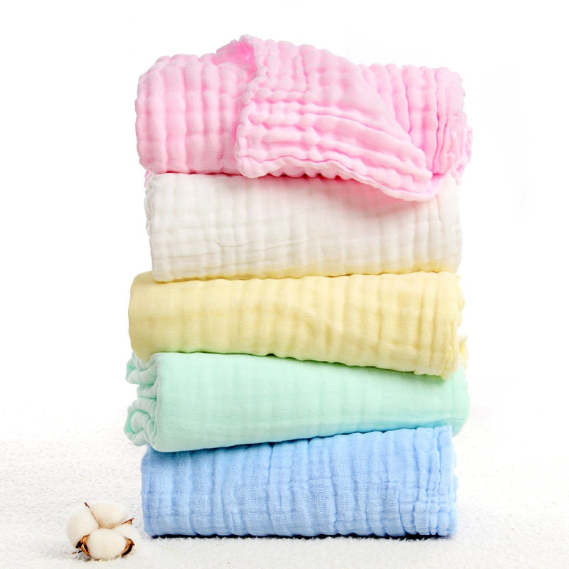 Beautiful Organic Muslin Swaddle Blanket