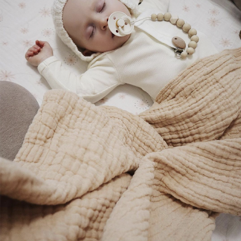 Beautiful Organic Muslin Swaddle Blanket